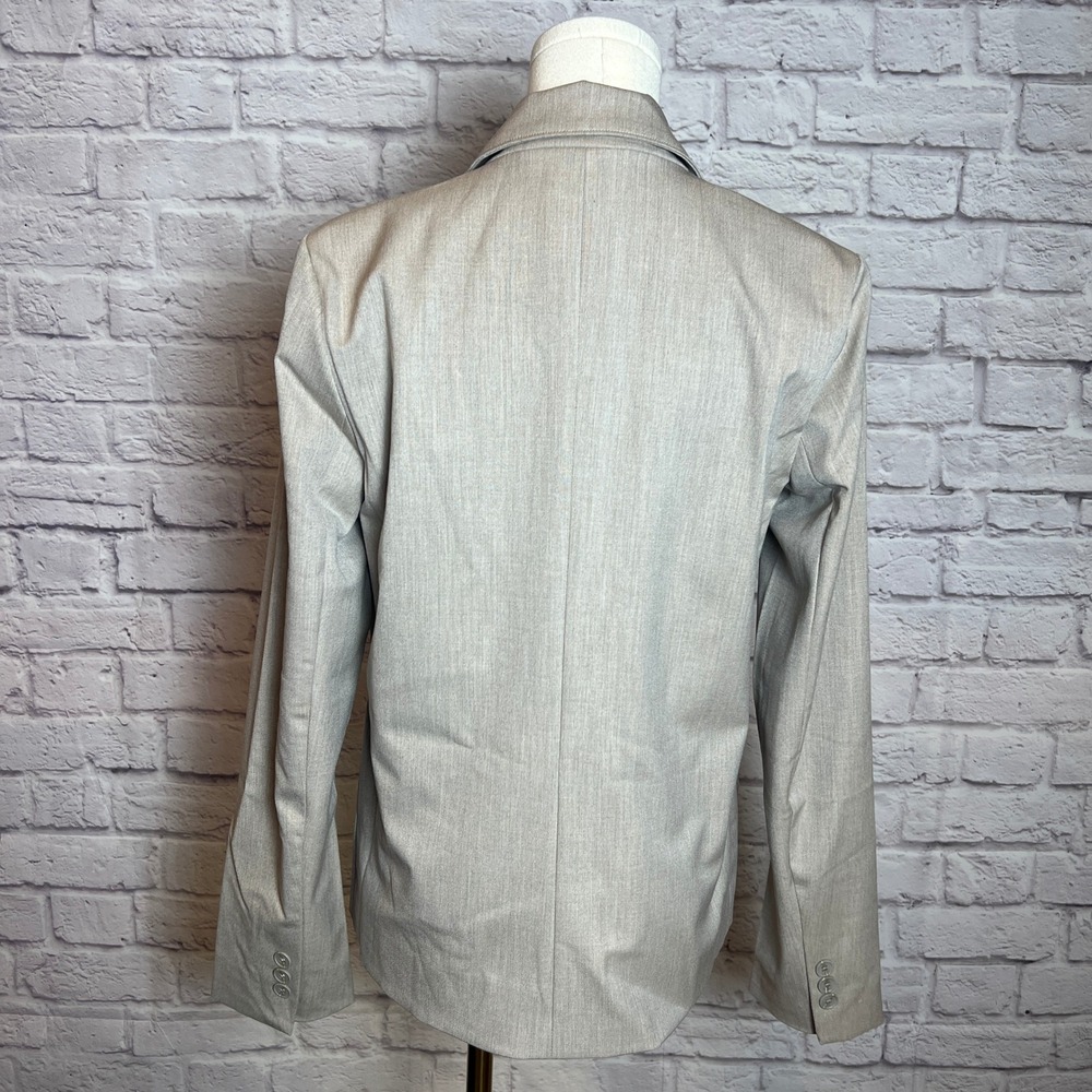 The Drop Womens XS Beige Double Breasted Blazer Neutralcore Workcore - Picture 4 of 8